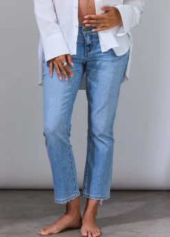 The Crop Maternity Jean