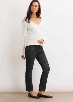 The Crop Maternity Jean