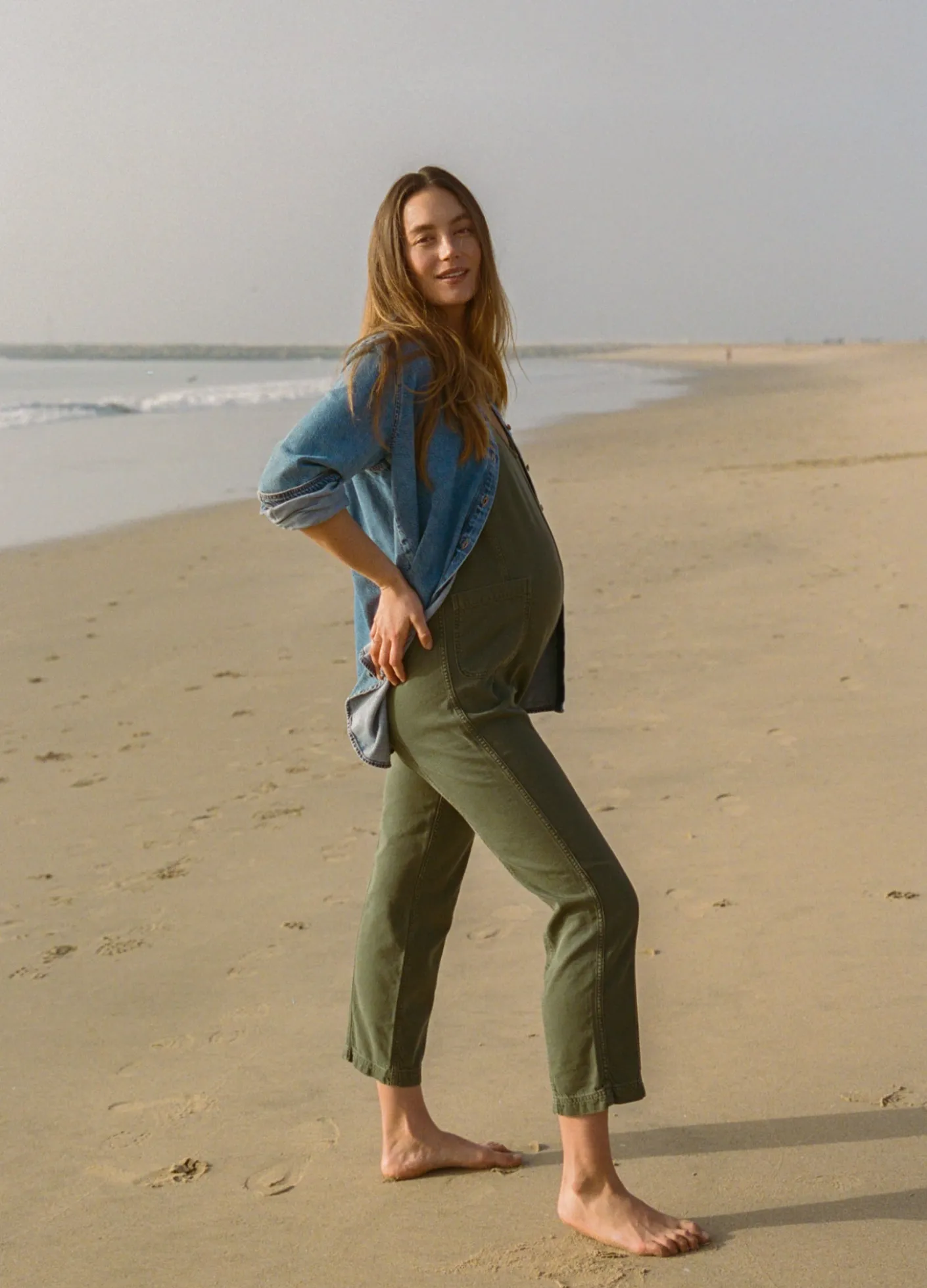 The Drapey Denim Nora Jumpsuit