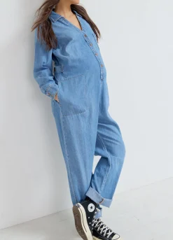 The Everyday Nursing Denim Jumpsuit