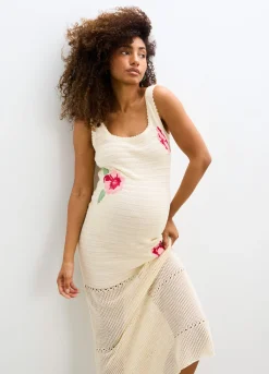 The Floral Crochet Dress