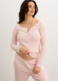 The Long Sleeve Pointelle Henley