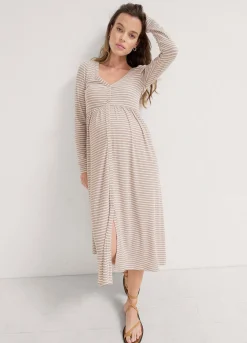 The Softest Rib Nursing Dress