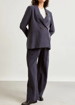 The Soft Tailored Twill Blazer